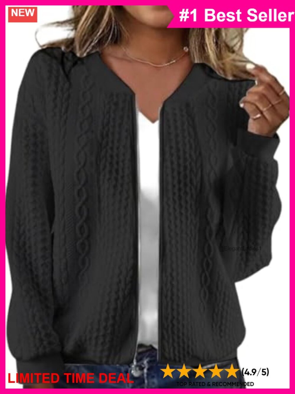 Women's Zip Up Sweatshirt Jacket Stand Collar Casual Coat with Pockets